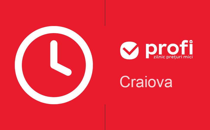 Program Profi Craiova, orar supermaket non stop
