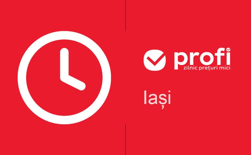 Program Profi Iași, Locații magazine  și Orele de Funcționare