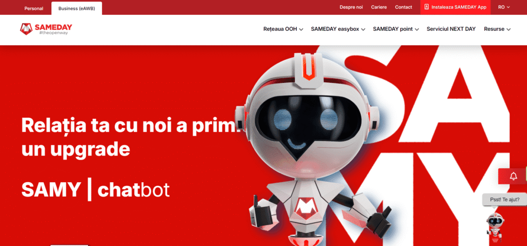 Ghid complet: Aplicația SAMY de la Sameday